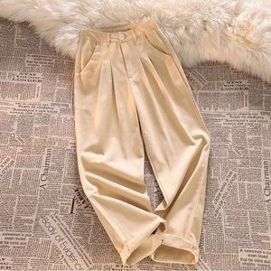 Cream High Waisted Pants